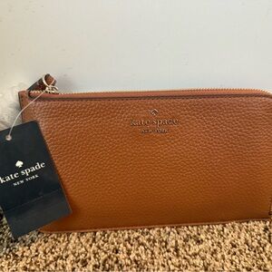 Kate Spade Tan Leather Wallet